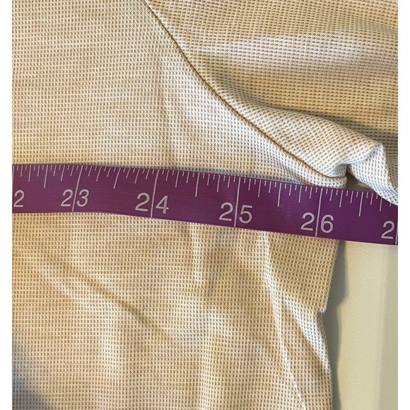 Charles Tyrwhitt Mens Peach Heathered Polo Shirt XX Large Tyrwhitt Cool - Picture 5 of 6